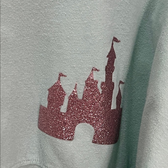 Disneyland Spirit Jersey Light Green Mint Parks Disney Shirt Long Sleeve Top - Picture 2 of 10